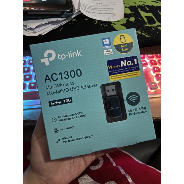 (ส่งฟรี) TP-Link Archer T3U AC1300 Mini Wireless