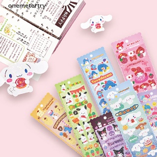 Onem สติกเกอร์ ลาย Hello Kitty Sanrio Kuromi Melody สําหรับติดตกแต่งสมุดบัญชี