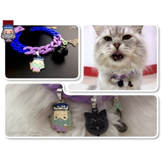 ปลอกคอ • สร้อยคอน้องหมาและน้องแมวสุด Trendy • ลาย Dumbledore จาก Harry Potter Collection • Pet Collars • Large Size