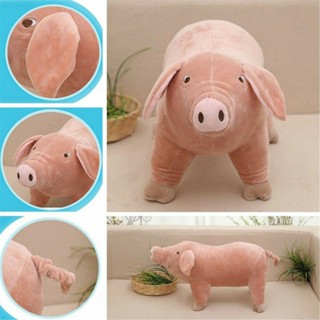 หมอนตุ๊กตานุ่ม รูปหมูน่ารัก ขนาด 25 ซม. 40 ซม. 60 ซม. สีชมพู