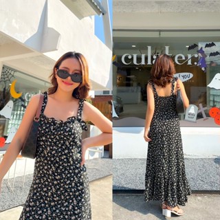 MASS Plus Collection : Dress - Daisy In Black👋ปัดซ้ายที่รูปเพื่อดูขนาดสินค้า