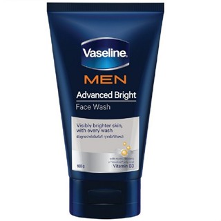 VASELINE MEN วาสลีน เมน โฟมล้างหน้า สูตร แอดวานซ์ ไบรท์ (ขาว) 100 กรัม