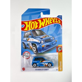 Hotwheels 85 HONDA CITY TURBO II (Blue and No2)