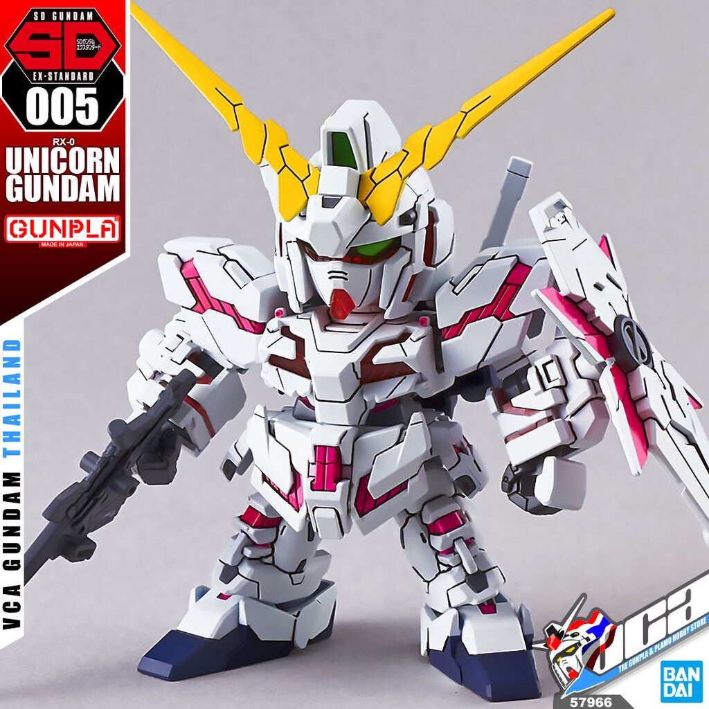 VCA 8️⃣ BANDAI GUNPLA SD EX STANDARD SDEX UNICORN GUNDAM DESTROY MODE ประกอบ หุ่นยนต์ โมเดล กันดั้ม กันพลา ของเล่น