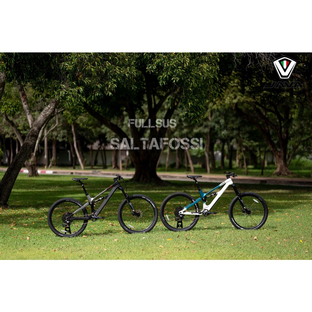 จักรยานเสือภูเขาฟูลซัส JAVA SALTAFOSSI Fullsuspension 27.5 เฟรมคาร์บอน เกียร์ Deore 12 สปีด 2022