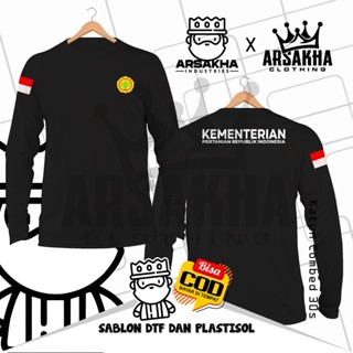 เสื้อยืดแขนยาว ผ้าฝ้าย ลาย The Republic Of indonesia v2 Combed 30S Distro - Arsakha สําหรับผู้ชาย