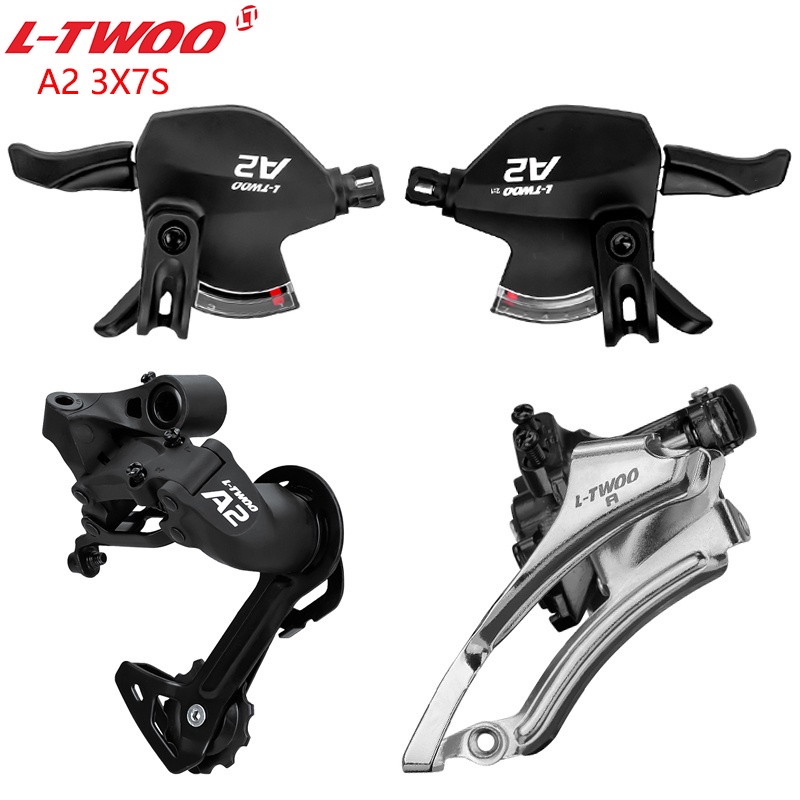 LTWOO A2 3X7 21-Speed Derailleurs Groupset Shift + ด้านหลังโซ่ Dialer + ด้านหน้า Dialer สําหรับ MTB 