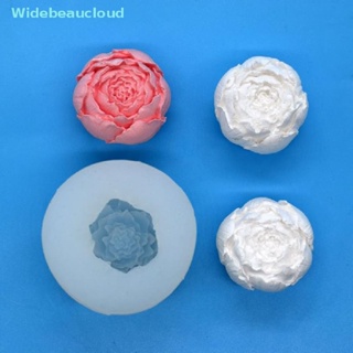 Widebeaucloud แม่พิมพ์ซิลิโคน รูปดอกกุหลาบ 3D สําหรับทําสบู่ เค้ก แฮนด์เมด DIY