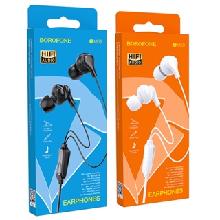 Borofone BM59 EARPHONES หูฟังมีไมค์ในตัวคุยโทรศัพท์ได้/ฟังเพลงได้ ของแท้100% พร้อมส่ง