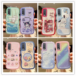 เคส vivo y20 เคสโทรศัพท์มือถือแบบใส ลายคลื่นน่ารัก สําหรับ vivo y20 y12s y20s y20i