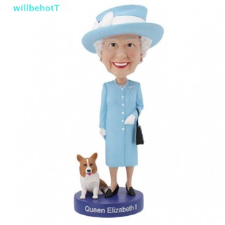 [WillbehotT] ตุ๊กตาฟิกเกอร์ UK Queen Elizabeth II Kawaii Brinquedo ของเล่นของที่ระลึก ของขวัญ สําหรับเด็ก