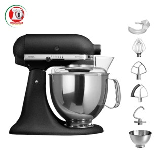 KITCHENAID เครื่องผสมอาหาร (300 วัตต์, 4.83 ลิตร, สีดำ) รุ่น 5KSM175PSEBK