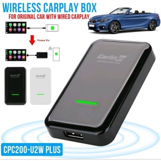 【2022 รุ่นล่าสุด】อแดปเตอร์รุ่นที่สาม Carplay Adapter Carplay Dongle Link Dongle U2W Wireless Carlinkit Usb Type-C / อะแดปเตอร์ U2W