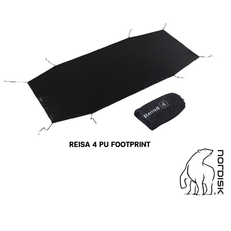 แผ่นปูพื้นเต็นท์ Nordisk Reisa4 PU Footprint (มือสอง)