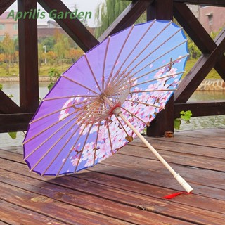 82cm Japan Umbrella Parasol Scenic Oiled Paper Umbrella Women Pink Chinese Silk Umbrella Classical China Paraguas Mujer