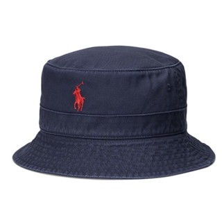 [เก็บ code ลดเพิ่ม 20%]พร้อมส่งในไทย📦POLO RALPH LAUREN Bucket Hat in Navy**ของเเท้