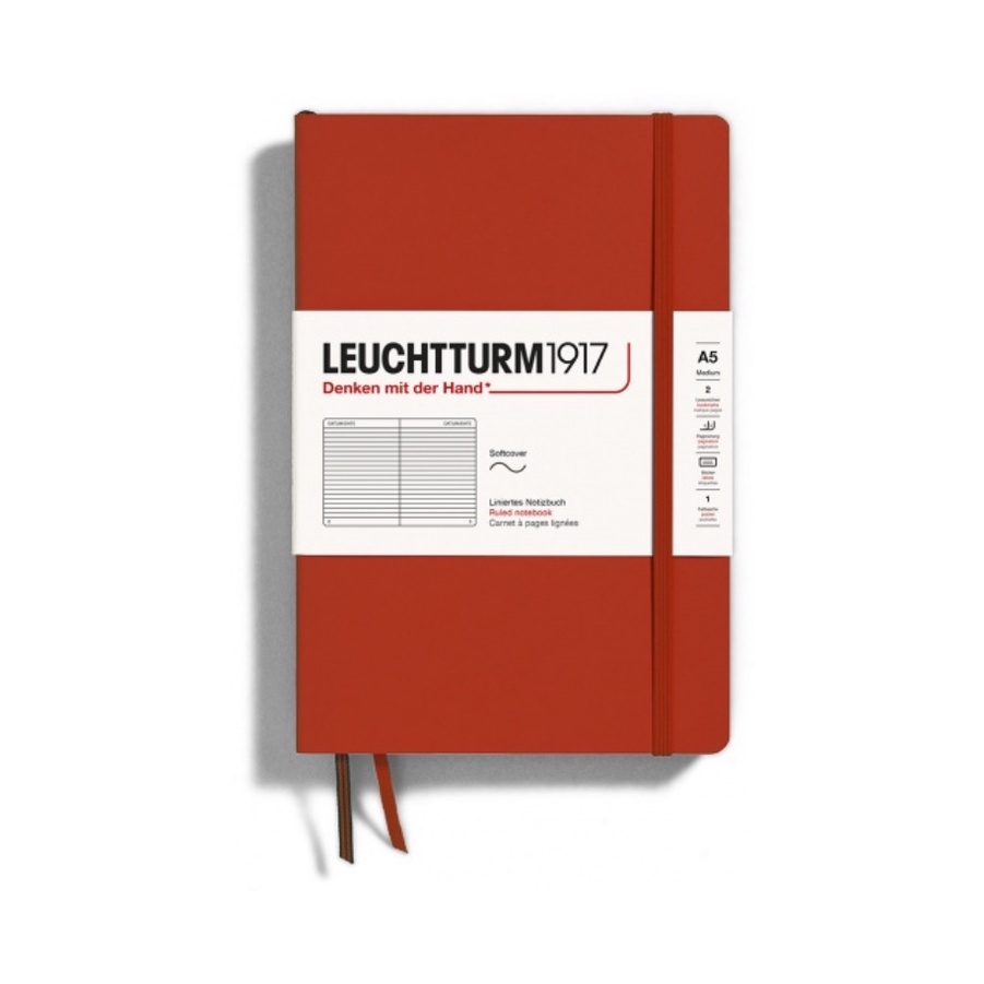 Leuchtturm1917 The Natural Colors 2023 A5 “Fox Red” สมุดโน๊ต Leuchtturm1917 ขนาด A5 สีแดงส้ม