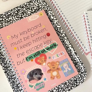สมุดโน๊ต still at work notebook ปก PP ขนาด a5 มี แบบ grid และ lined กระดาษพรีเมี่ยม จดได้ลื่นไหน เขียนไฮไลท์ ไม่ทะลุ