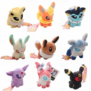 ตุ๊กตา Pokemon Eevee Leafeon Umbreon Jolteon ขนาดมินิ 5 นิ้ว ของเล่นสําหรับเด็ก