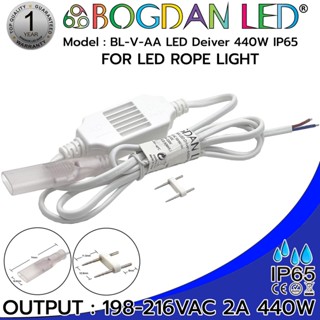 BOGDAN LED DRIVER BL-V-AA 440W IP65 แอลอีดีไดร์เวอร์กันน้ำ สำหรับ แอลอีดี ROPE LIGHT