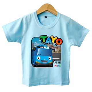 เสื้อยืด ลาย Tayo Blue BABY สําหรับเด็ก