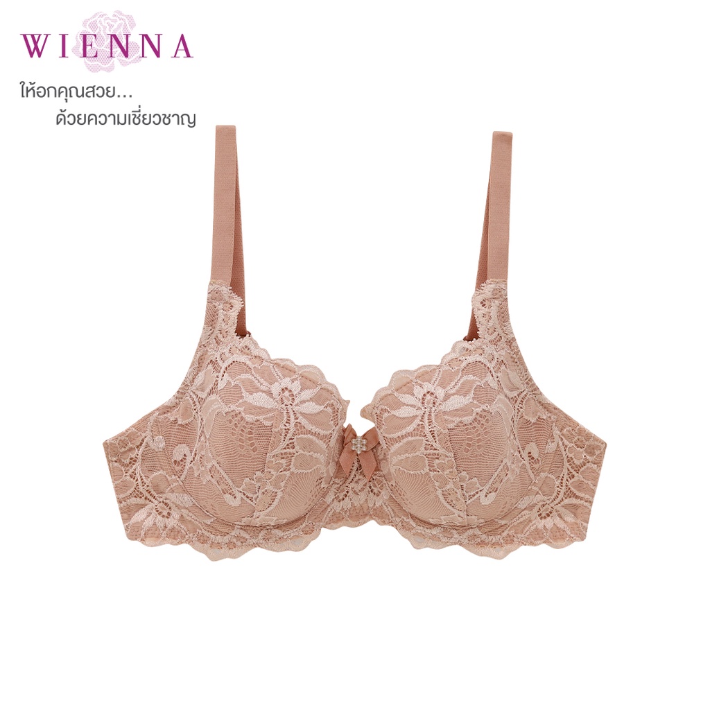 WIENNA เสื้อชั้นใน Beauty 5 Cup DB27796  สีฟ้า สีส้มอิฐ สีม่วงอ่อน( ROSE LILY )