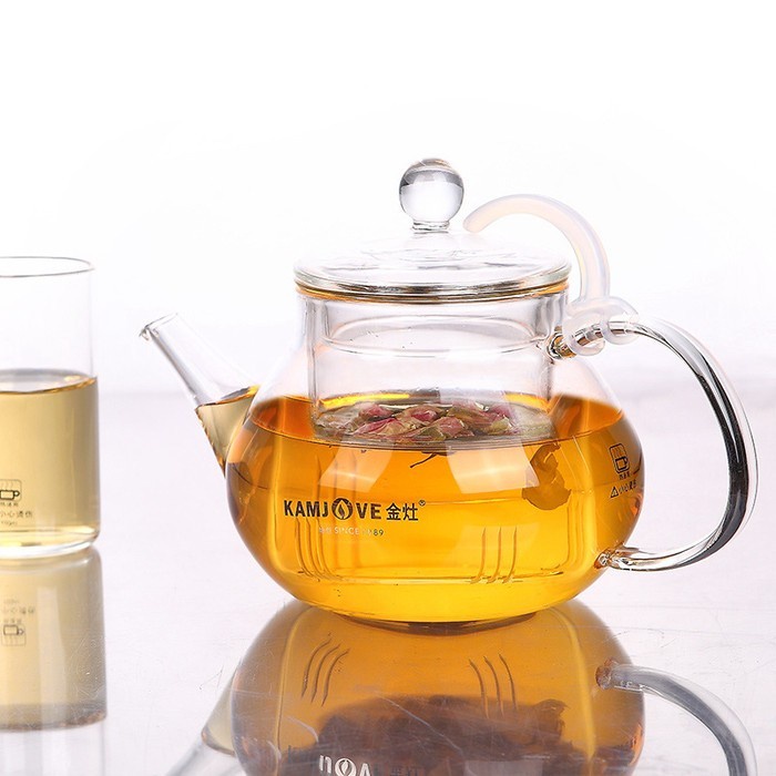 Kamjove A Series หม้อชาแก้วทนความร้อน Manual Blow - 700ml