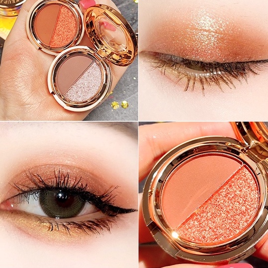 BEIKOTT อายแชโดว์ 2-12สี อายแชโดว์พาเลท กันน้ำ เนื้อใยไหม ประกายชิมเมอร์ Eyeshadow