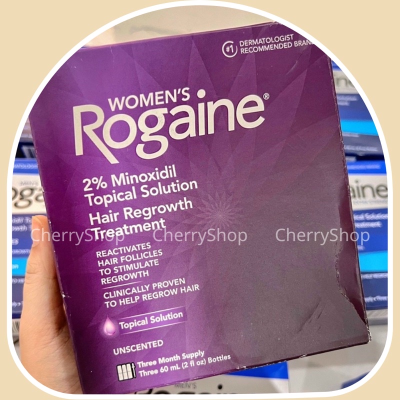 [ ผลิตภัณฑ ์ จากUSA ] สารละลาย Minoxidil สําหรับผู ้ หญิง Rogaine 2 % ( แบบฟอร ์ มการแก ้ ปัญหา )