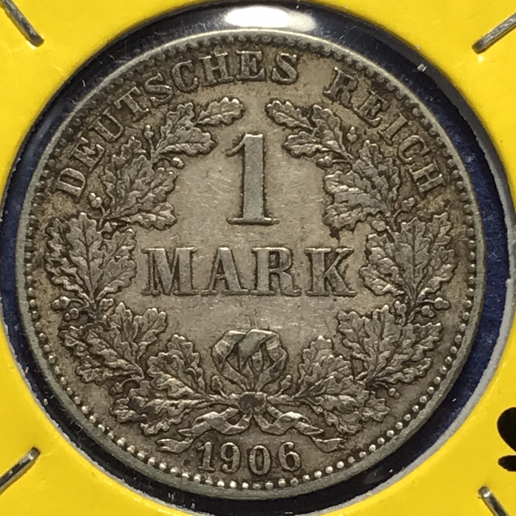 No.15617 เหรียญเงิน ปี1906G GERMANY เยอรมัน 1 MARK เหรียญสะสม เหรียญต่างประเทศ เหรียญเก่า หายาก ราคาถูก