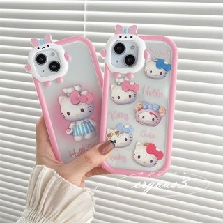 เคสโทรศัพท์มือถือ แบบนิ่ม ลายการ์ตูนคิตตี้ สําหรับ Vivo Y16 Y35 Y02s Y22 Y22S V25 Y12s Y12A Y15A Y15S Y20 Y20S Y20i Y17 Y15 Y12 Y21 Y21s Y33s V23 V20Pro V23e T1 Y33T Y1s Y11 Y50 Y30i Y19 S1