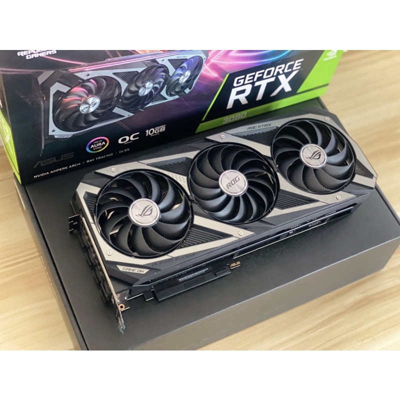 VGA ASUS ROG STRIX RTX3080 GAMING OC 10GB (การ์จอมือสอง)