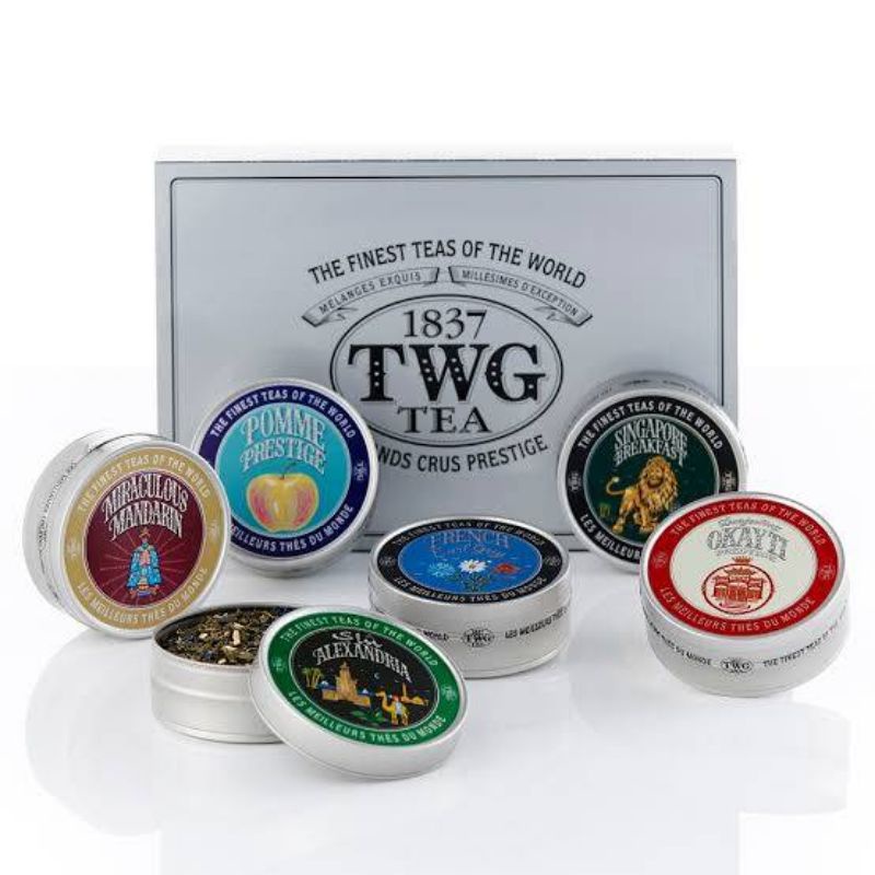 ชา TWG World Voyage New Year's Tea Set กระปุก Box Set 6 กระปุก ของแท้ ทีดับเบิ้ลยูจี ของใหม่ กล่องสวยงาม ดูหรูหรา