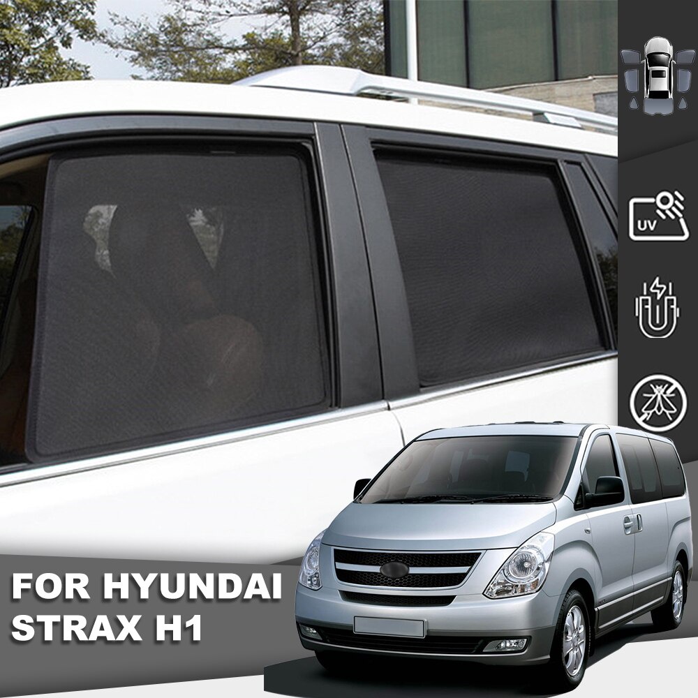 ม่านบังแดดแม่เหล็ก ด้านหน้า และด้านหลัง สําหรับ Hyundai STRAX H1