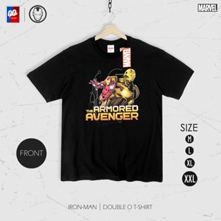 เสื้อยืด[ส่งฟรี] เสื้อยืด มาร์เวล IRON-MAN ไอรอนแมน ลิขสิทธ์แท้ MARVEL COMICS T-SHIRTS (MVX-165) เสื้อ Marvel แท้