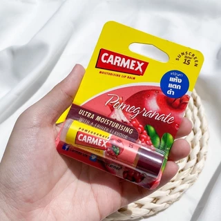 [1แถม1] Carmex Pomegranate Stick (คาร์เม็กซ์ กลิ่นทับทิม แบบแท่ง)