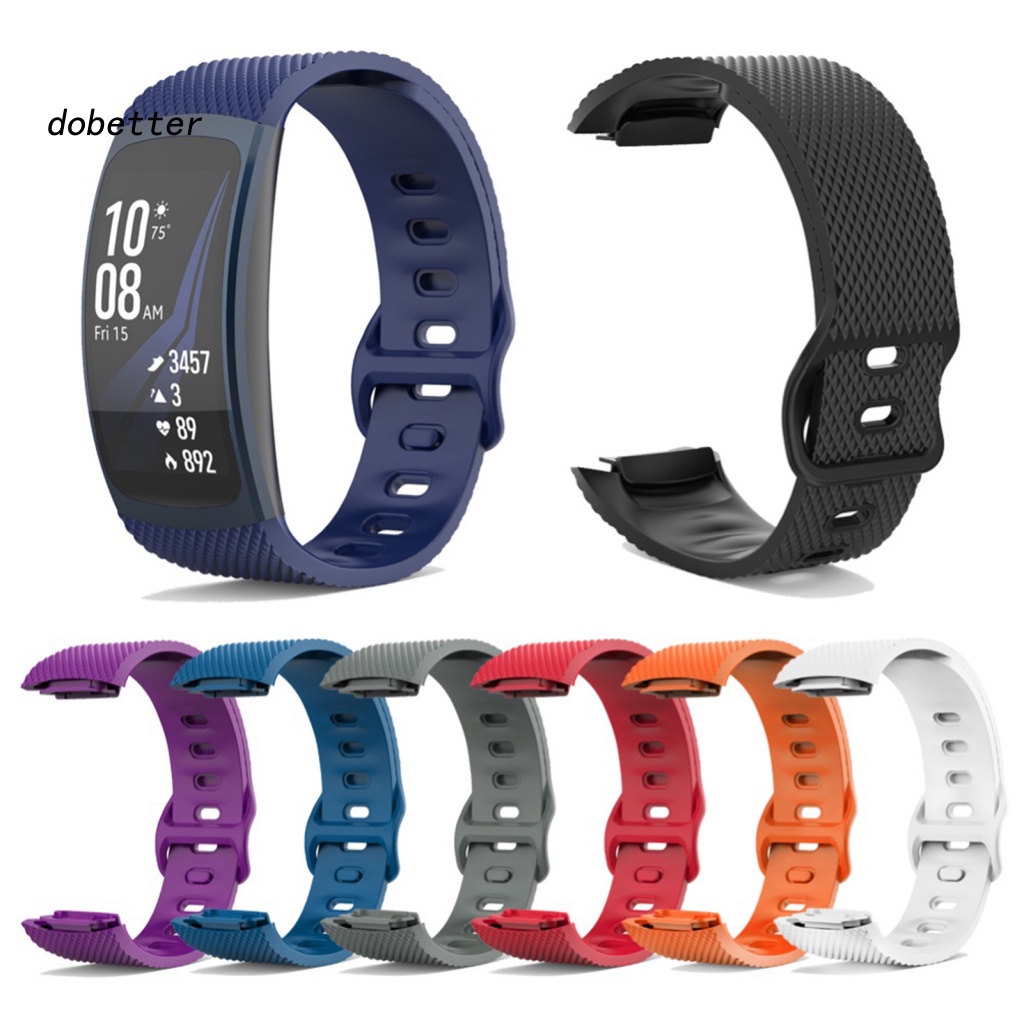 <Dobetter> สายคล้องนาฬิกาข้อมือ TPU แบบเปลี่ยน สําหรับ Samsung Gear Fit2 SM-R360 Fit2 Pro SM-R365 #4