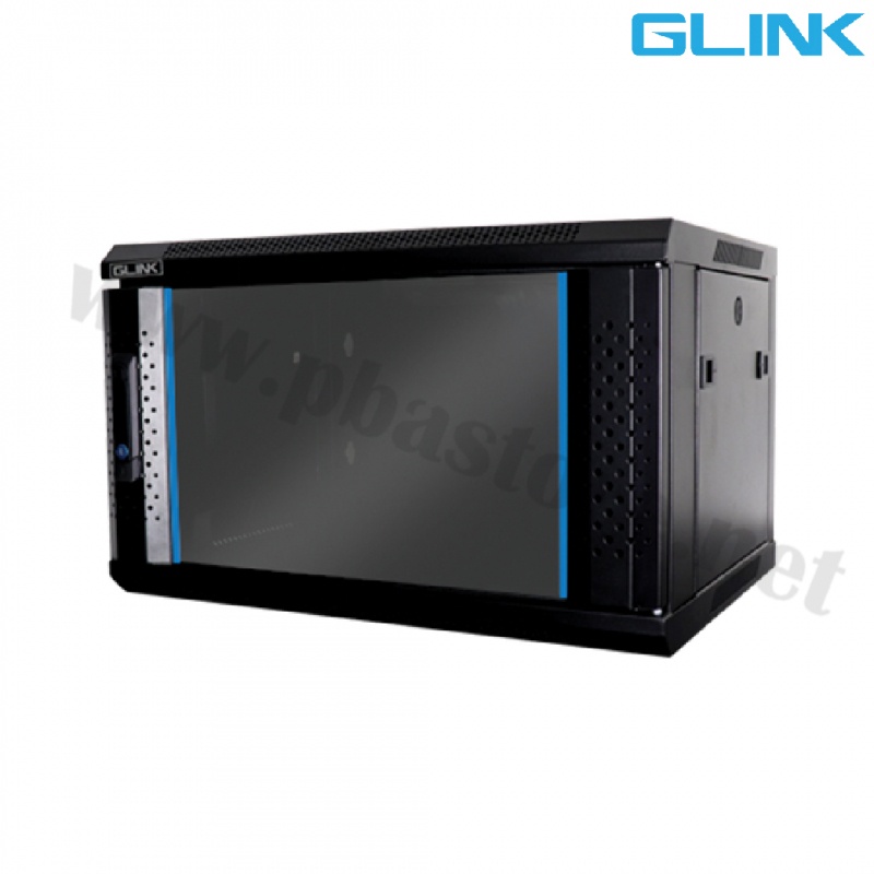 ตู้ RACK 6U ลึก 45CM GLINK สีดำ รุ่น GC6U-45