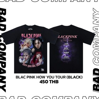 (HH)T-shirtBadcompany เสื้อทัวร์สกรีนลาย "new blackpink" ใหม่