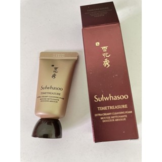 Sulwhasoo Timetreasure Extra Creamy Cleansing Foam 15g