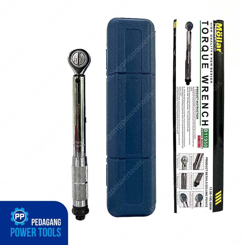 MOLLAR MLR-B11950 1/2" TORQUE WRENCH MOTOR TORQUE WRENCH MICROMETER NEEDLE