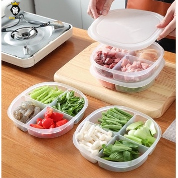 กล่องเก็บอาหาร พร้อมฝาปิด ปลอด BPA สําหรับแช่แข็ง รักษาความสดอาหารในตู้เย็น