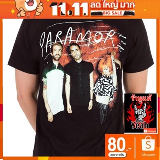 เสื้อวง Paramore เสื้อผ้าแฟชั่น พาร์อะมอร์ เสื้อคอฟิต แฟชั่น เสื้อวินเทจ RCM1431