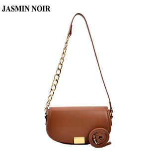 Jasmin NOIR กระเป๋าสะพายไหล่ กระเป๋าถือ หนัง PU สําหรับสตรี