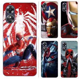 เคสโทรศัพท์ซิลิโคน TPU แบบนิ่ม ลายซุปเปอร์ฮีโร่ Marvel สําหรับ OPPO A17 A17K