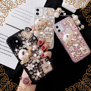 Cod เคสโทรศัพท์มือถือ ประดับเพชรเทียม คริสตัล แวววาว หรูหรา สําหรับ iPhone 14Pro Max 14Plus 13Pro Max 13 12ProMax 12 11 X Max