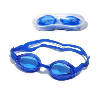 แว่นตาว่ายน้ำ แว่นตา แว่นดำน้ำ แว่นว่ายน้ำ กีฬาว่ายน้ำ Swimming goggles 5สี พร้อมกล่องใส่แว่น