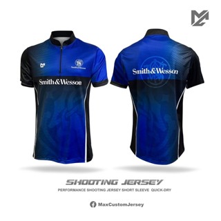 Max Custom Jersey เสื้อยิงปืนแบบใหม่ Smith&amp;Wesson