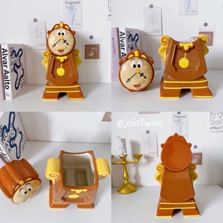 พร้อมส่ง🕰️ Cogsworth ค็อกส์เวิร์ธ Beauty and the Beast ที่วางโชว์ กล่องเก็บของ โมเดล ตกแต่งโต๊ะ แต่งห้อง ดิสนีย์ Disney