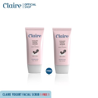 Claire Yogurt Facial Scrub 1 Free 1